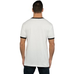 Back - Next Level&#153; Ringer Custom T-Shirt - Unisex