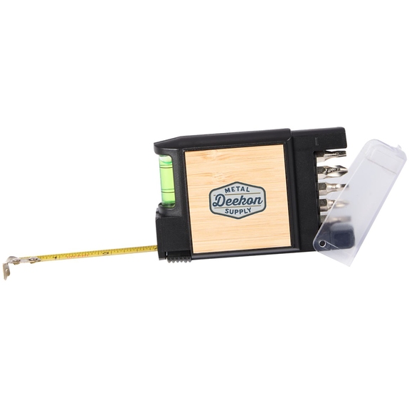 Black - Recycled Custom Branded Multi-Tool Combo Set