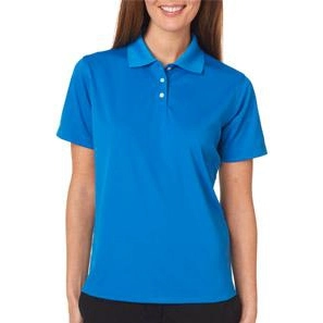 Columbia Blue UltraClub Cool & Dry Stain-Release Performance Custom Polo 