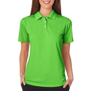 Light Green UltraClub Cool & Dry Stain-Release Performance Custom Polo 