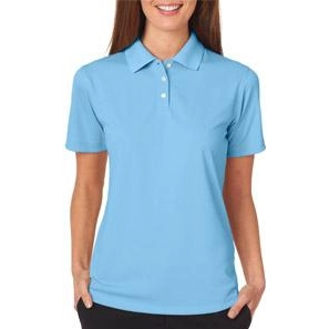 Pacific Blue UltraClub Cool & Dry Stain-Release Performance Custom Polo 