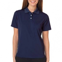 Navy UltraClub Cool & Dry Stain-Release Performance Custom Polo Shirt - Wom