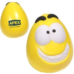Yellow Mini Happy Mood Wobbler Custom Stress Balls