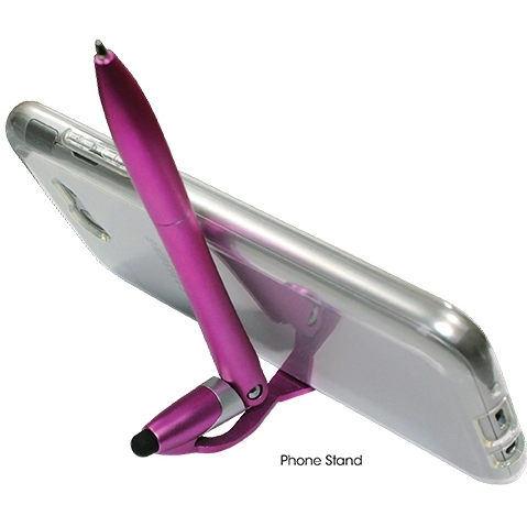 Phone Stand - 3-in-1 Awareness Ribbon Custom Stylus Pen