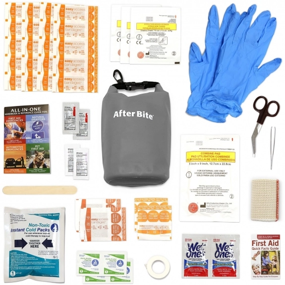 Grey Rugged Outdoor Promotional First Aid Kit Promotional First Aid Kit