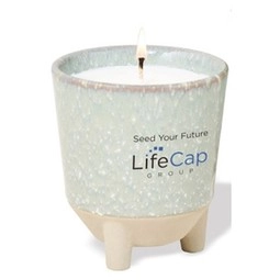 Modern Sprout Glow & Grow Live Well Custom Gift Set w/ Candle and Planter