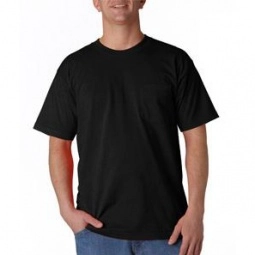Black Bayside Union Made Pocket Custom T-Shirt - Colors