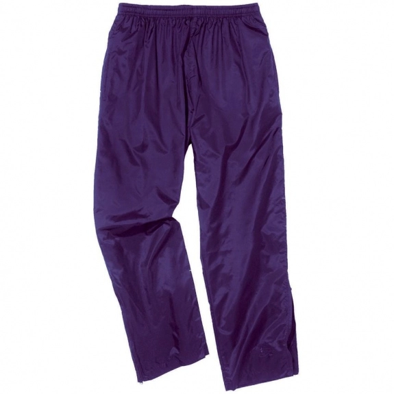 Purple Charles River Pacer Embroidered Warmup Custom Pant