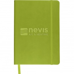 Lime Green Soft Faux Leather Debossed Custom Journal
