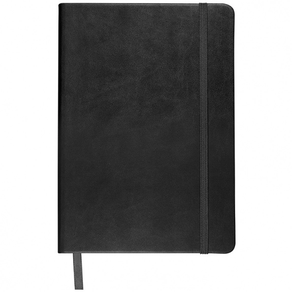 Black Soft Faux Leather Debossed Custom Journal