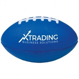Blue Football Logo Stress Ball - 5"