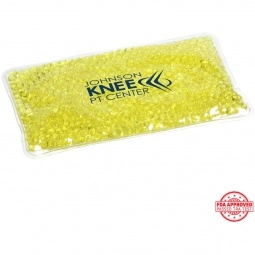 Yellow Aqua Pearls Promotional Hot/Cold Pack