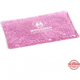 Pink Aqua Pearls Promotional Hot/Cold Pack