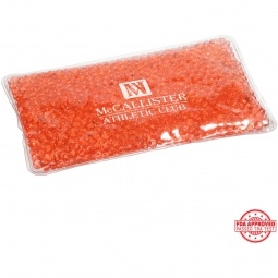 Red Aqua Pearls Promotional Hot/Cold Pack