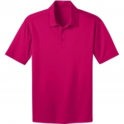 Pink Raspberry Port Authority Silk Touch Performance Custom Polo Shirt