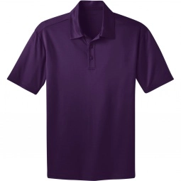 Bright Purple Port Authority Silk Touch Performance Custom Polo Shirt