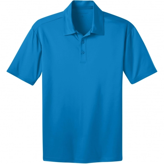 Brilliant Blue Port Authority Silk Touch Performance Custom Polo Shirt - Me