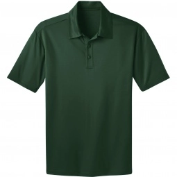 Dark Green Port Authority Silk Touch Performance Custom Polo Shirt