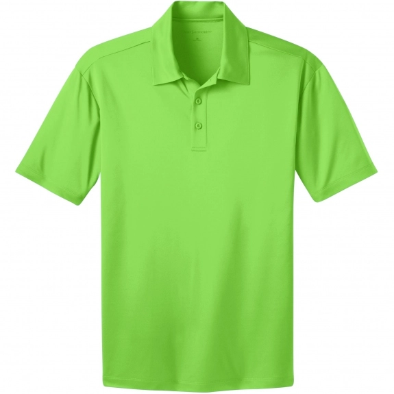 Lime Port Authority Silk Touch Performance Custom Polo Shirt