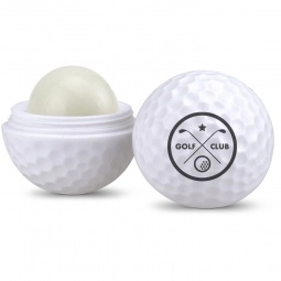 Golf Ball Shaped Custom Lip Balm - SPF 15