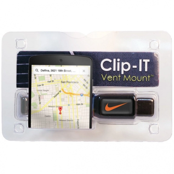 Packaging - Full Color Auto Vent Clip Promotional Cell Phone Holder