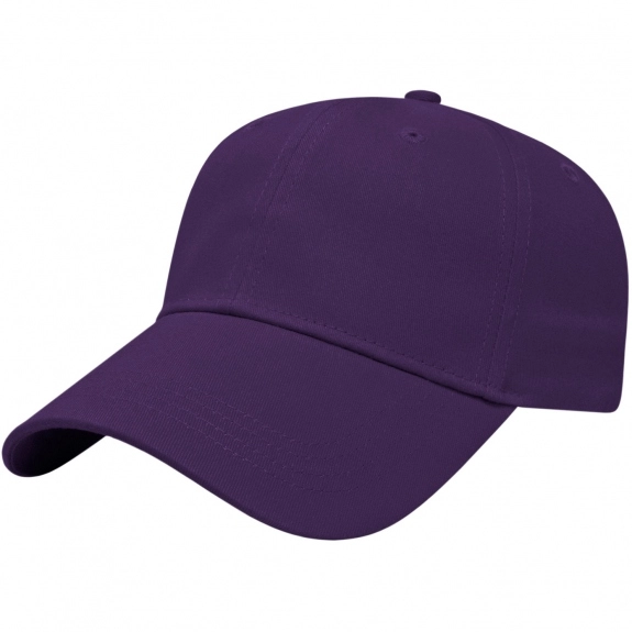Purple Structured Lightweight Custom Caps 