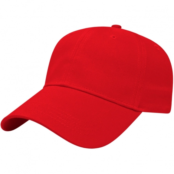 Red Structured Lightweight Custom Caps 