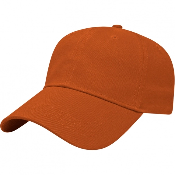 Texas Orange Structured Lightweight Custom Caps 