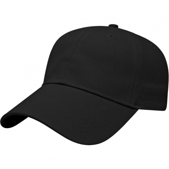 Black Structured Lightweight Custom Caps 
