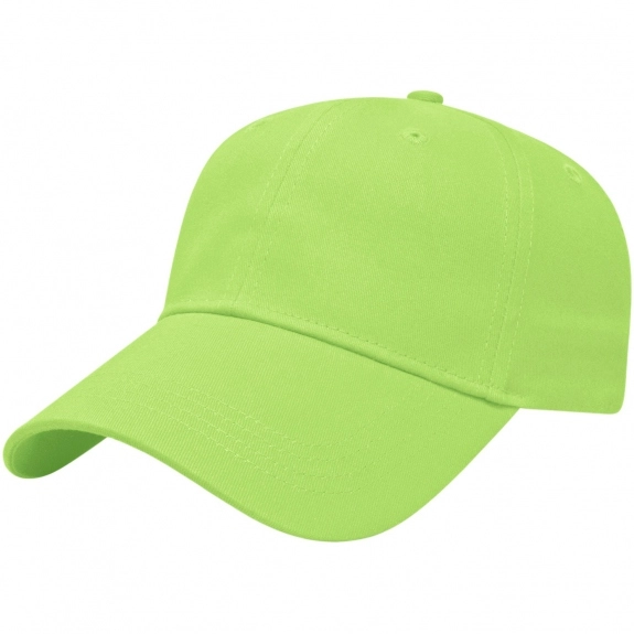 Lime Green Structured Lightweight Custom Caps 