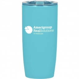 Double Wall Custom Tumbler w/ Spill-Resistant Lid - 19 oz.
