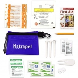 Blue First Aid Promotional Golf Kit