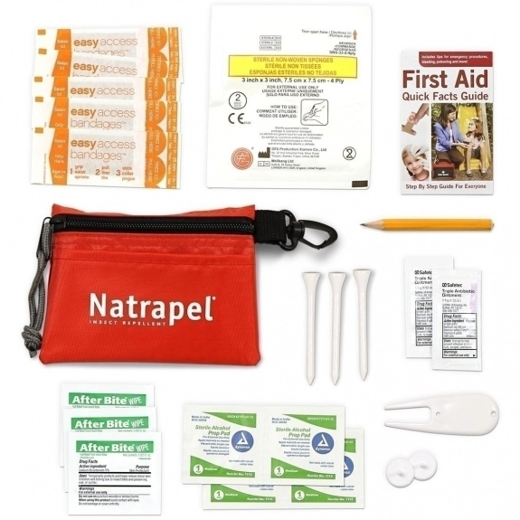 Red First Aid Promotional Golf Kit