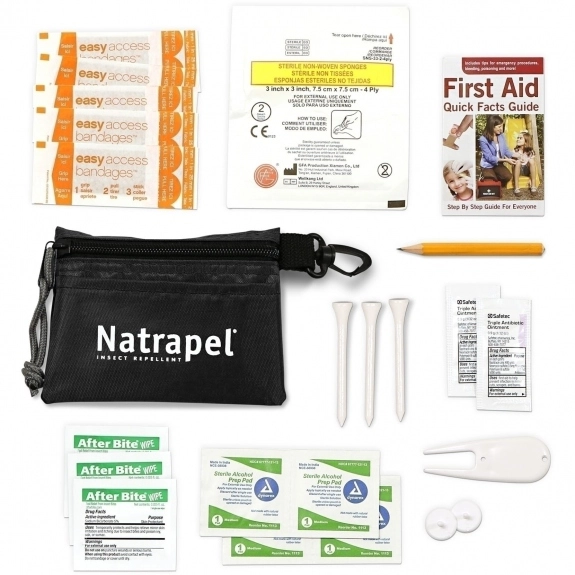 Black First Aid Promotional Golf Kit