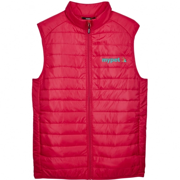 Core365 Prevail Packable Custom Puffer Vest - Men's - Classic Red