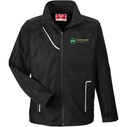 Black Team 365 Dominator Waterproof Logo Jacket - Men's