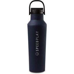 Midnight Navy - Corkcicle&#174; Soft Touch Custom Sport Canteen - 20 oz.