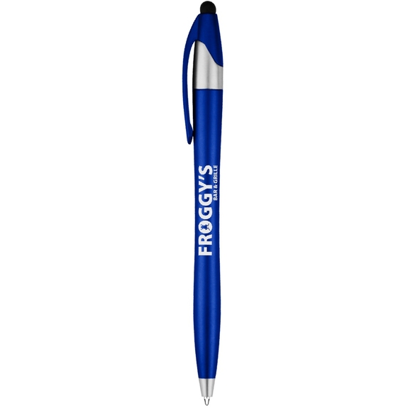 Blue Dart Malibu Custom Logo Stylus Pen