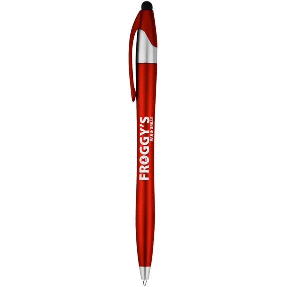 Red Dart Malibu Custom Logo Stylus Pen