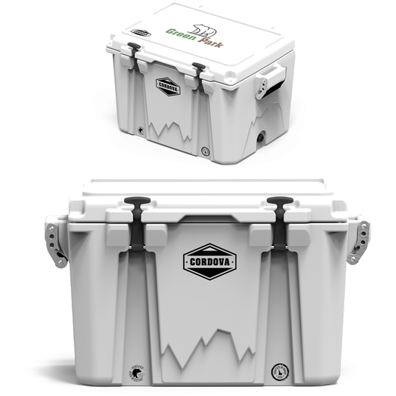 White - Full Color Cordova Outdoors Basecamp Class&#153; Cooler - 48 qt.