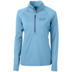Atlas - Cutter & Buck adapt Eco Knit Stretch Recycled Logo Pullover - Women