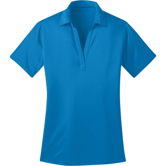 Brialliant Blue Port Authority Silk Touch Performance Custom Polo Shirt - W