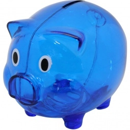 Pig Shaped Custom Piggy Bank Front View