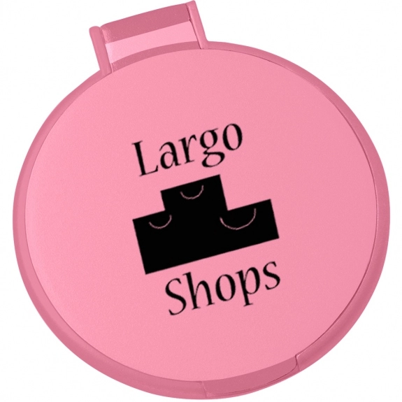 Pink - Round Compact Customized Mirrors - 2.25"