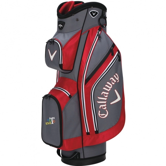 Charcoal Callaway Chev Custom Golf Bag - Cart Bag