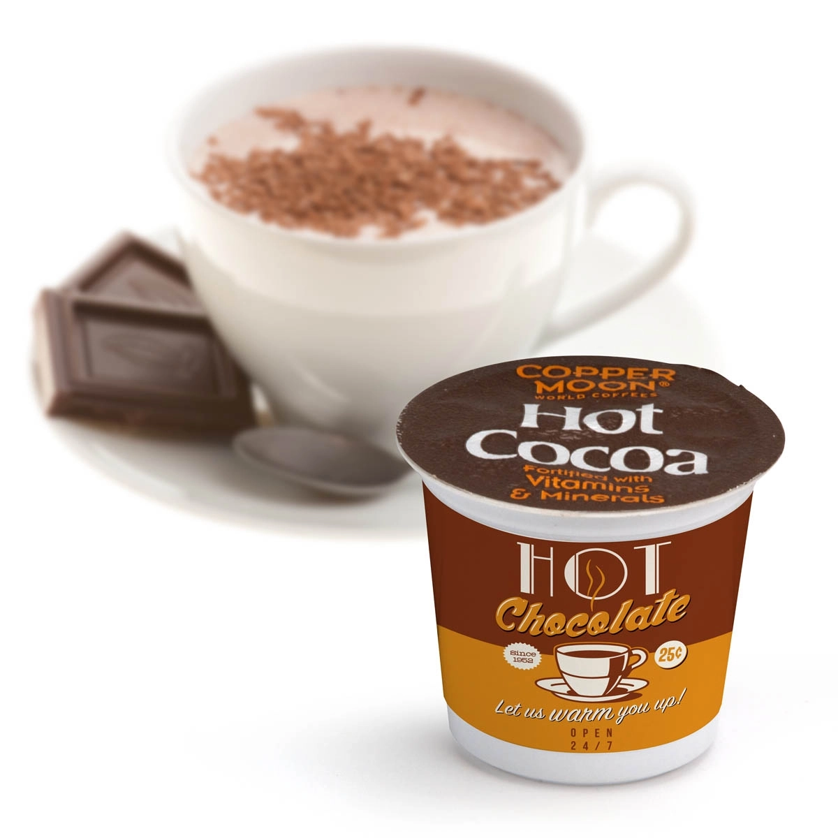 Full Color Single Custom Hot Cocoa Pods Customized Hot Cocoa Pods