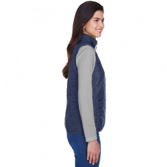 Core365 Prevail Packable Custom Puffer Vest - Women's - Side