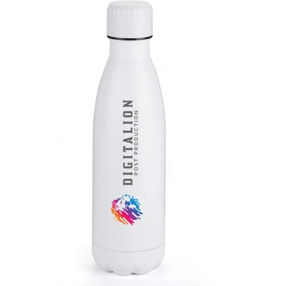 Full Color Vacuum Insulated Dipped Custom Water Bottle - 17 oz.
