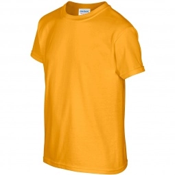 Gold Gildan 100% Cotton 5.3 oz. Promotional T-Shirt - Youth - Colors