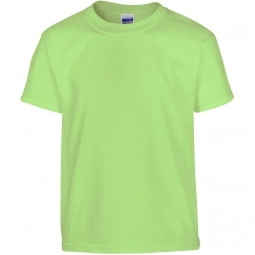 Mint Gildan 100% Cotton 5.3 oz. Promotional T-Shirt - Youth - Colors